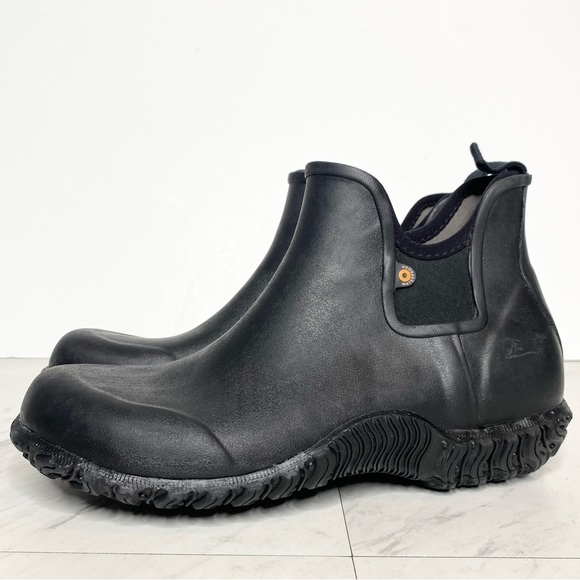 Bogs Basin Chelsea Black Men’s Rain Boot 7 - Picture 1 of 14